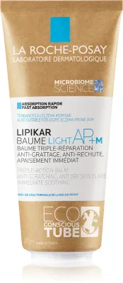 La Roche-Posay Lipikar Baume AP+M Light - Регенерирующий бальзам для тела для сухой и чувствительной кожи, 200 мл
