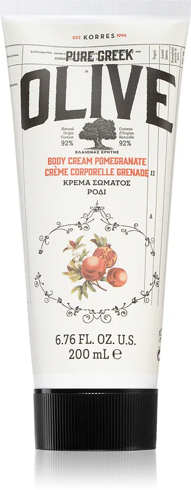 Korres Pure Greek Olive & Pomegranate - Увлажняющее молочко для тела, 200 мл