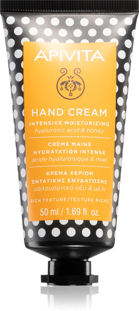 Крем для рук Apivita Hand Care Hand Cream Honey Rich texture, насыщенная текстура, с мёдом, 50 мл