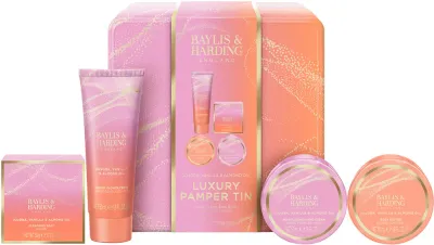 Baylis & Harding Jojoba, Vanilla & Almond Oil - Подарочный набор в металлической коробке