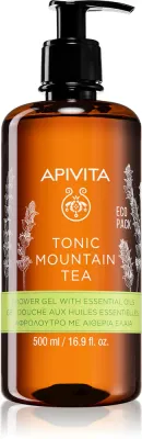 Apivita Tonic Mountain Tea Tonifying Shower Gel - Тонизирующий гель для душа, 500 мл