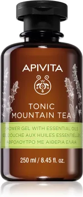 Apivita Tonic Mountain Tea Tonifying Shower Gel - Тонизирующий гель для душа, 250 мл