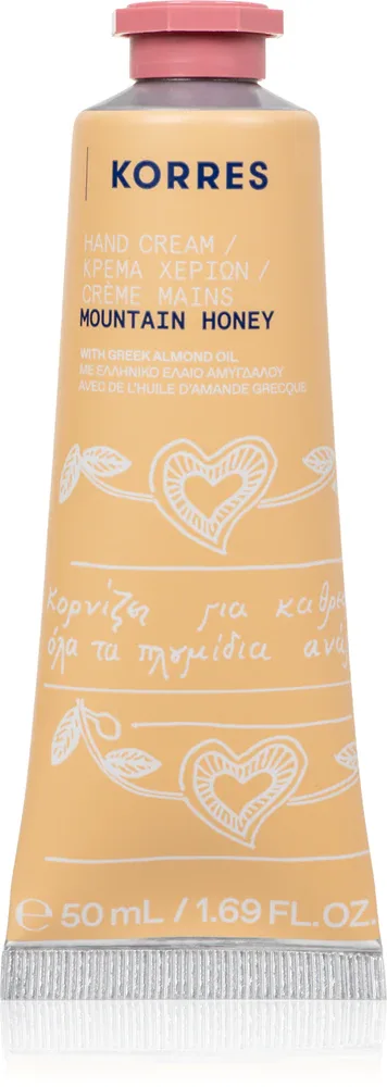 Korres Mountain Honey - Крем увлажняющий для рук с маслом миндаля, 50 мл