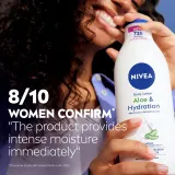 NIVEA Aloe & Hydration - Легкое молочко для тела, 400 мл — фото 5