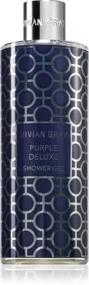 Vivian Gray Purple Deluxe Jasmine & Patchouli - роскошный гель для душа парфюмированный, 500 мл
