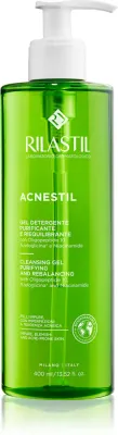 Rilastil Acnestil - Гель для очищения и уменьшения себума для жирной кожи с акне, 400 мл