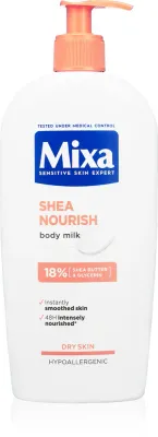 Mixa Shea Nourish - Питательное молочко для тела для очень сухой кожи, 400 мл, 400 мл (MXX1485)