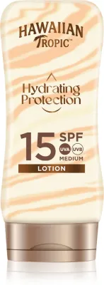 Hawaiian Tropic Silk Hydration - Увлажняющий крем для загара SPF 15, 180 мл