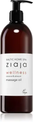 Масло для массажа Ziaja Baltic Home Spa Wellness с миндальным маслом, увлажняющее, 490 мл