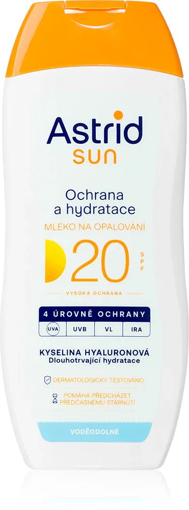 Astrid Sun - Молочко для загара SPF 20 z wysoką ochroną UV, 200 мл