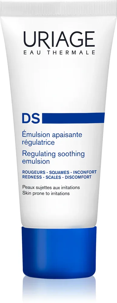 Uriage DS Regulating Soothing Emulsion - Крем для лица с успокаивающим эффектом от шелушения, 40 мл
