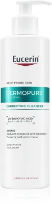 Eucerin DermoPure Clinical Correcting Cleanser - Очищающий гель для лица и тела, который отшелушивает, 400 мл