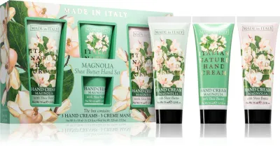 La Florentina Magnolia Shea Butter Hand Set - Подарочный набор для рук, 3 шт
