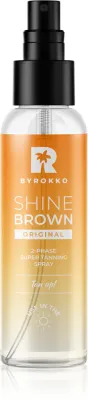 BYROKKO Shine Brown Tanning - Спрей для загара, 100 мл