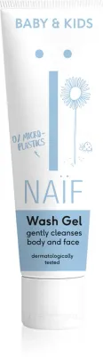 Naif Baby & Kids Wash Gel - Очищающий гель для детей и младенцев для тела и лица, 30 мл