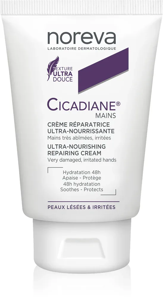 Noreva Cicadiane Ulta-Nourishing Repairing Cream - Восстанавливающий крем для рук, 50 мл