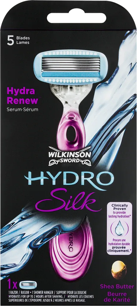Станок для бритья Wilkinson Sword Hydro Silk для тела, не раздражает кожу, 1 шт