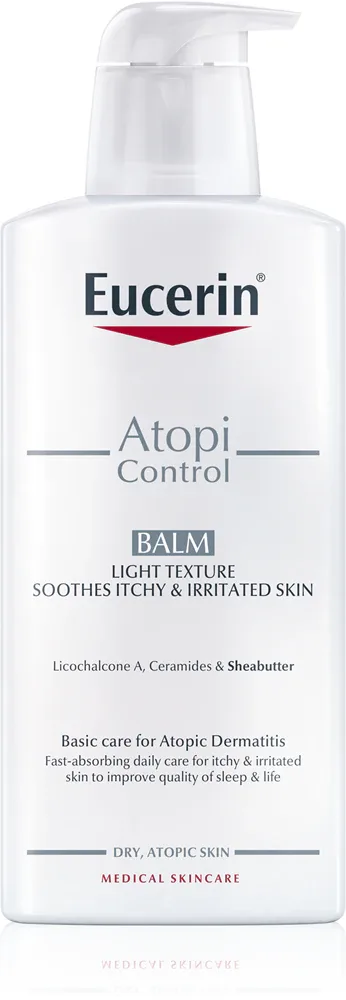 Eucerin AtopiControl - Легкий увлажняющий эмульсия для чувствительной и раздраженной кожи, 400 мл