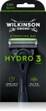 Бритвенный станок Wilkinson Sword Hydro3 Skin Protection Black Edition с тремя лезвиями и увлажняющими полосами, 1 шт — фото 1