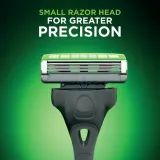 Бритвенный станок Wilkinson Sword Hydro3 Skin Protection Black Edition с тремя лезвиями и увлажняющими полосами, 1 шт — фото 5