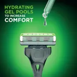 Бритвенный станок Wilkinson Sword Hydro3 Skin Protection Black Edition с тремя лезвиями и увлажняющими полосами, 1 шт — фото 6