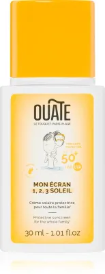 OUATE My 1,2,3 Sunscreen SPF 50+ for Face - Защитный крем для лица от загара SPF 50+ 3y+, 30 мл
