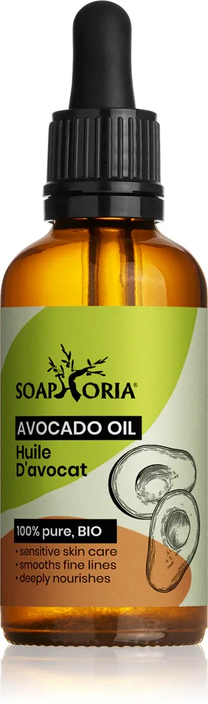 Масло для тела Soaphoria Organic Avocado Oil из авокадо, питательное, 50 мл