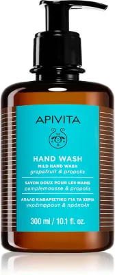 Apivita Hand Care Mild Hand Wash - Нежное жидкое мыло для рук, 300 мл