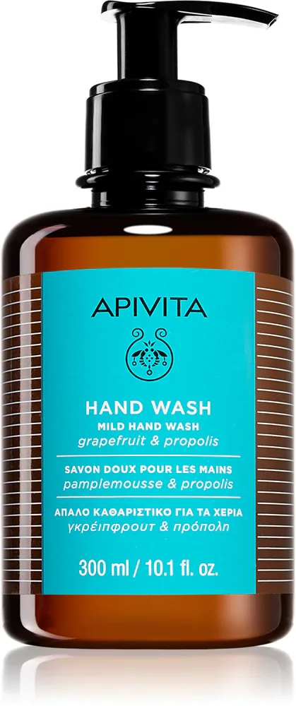 Apivita Hand Care Mild Hand Wash - Нежное жидкое мыло для рук, 300 мл