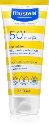 Mustela Family SPF 50+ - Детский солнцезащитный крем SPF 50+, 100 мл