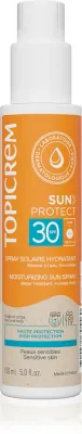 Topicrem Sun Protect Moisturizing Sun Spray - Солнцезащитный спрей с увлажняющим эффектом SPF 30, 150 мл