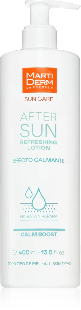 MartiDerm Sun Care After Sun Refreshing Lotion - Успокаивающий крем после загара, 400 мл