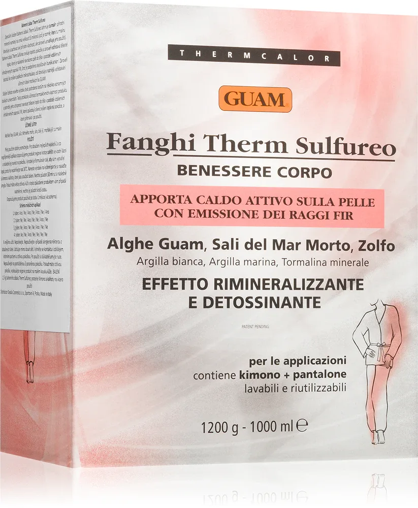 Средство для тела Guam Fanghi Therm Sulfureo, антицеллюлитное, 1200 г