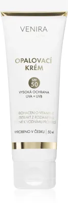 Venira Sunscreen SPF 50 - Солнцезащитный крем с фильтрами UVA и UVB, 50 мл