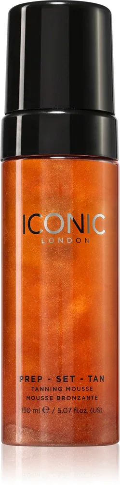 ICONIC London Prep Set Tan Mousse - Автозагар: самозагарный лосьон, 150 мл, оттенок Glow