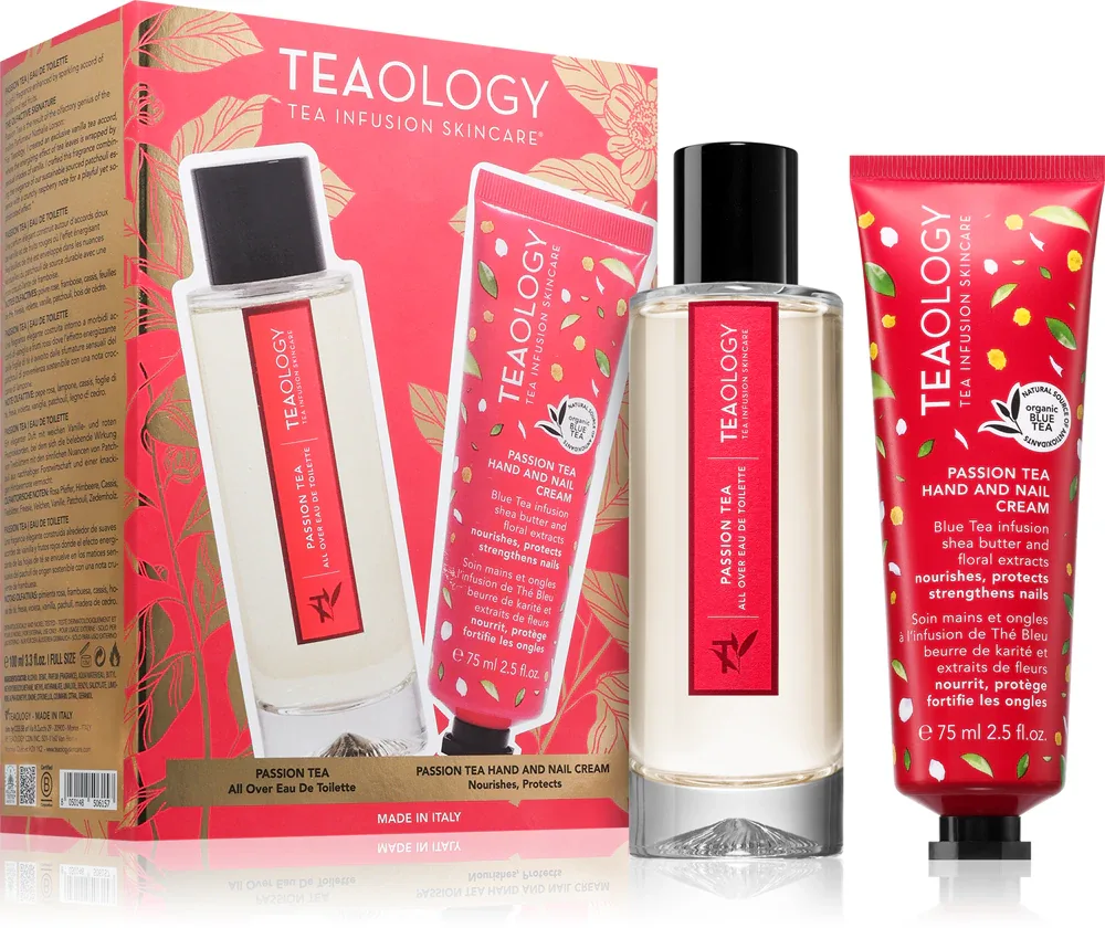 Teaology Passion Tea Set - Подарочный набор для женщин. Крем для рук, 2 шт