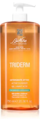 BioNike Triderm Active Cleanser - Гель для душа очищающий для тела, 750 мл