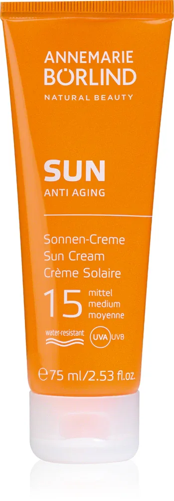 ANNEMARIE BÖRLIND SUN ANTI-AGING - Крем от загара против старения кожи SPF 15, 75 мл