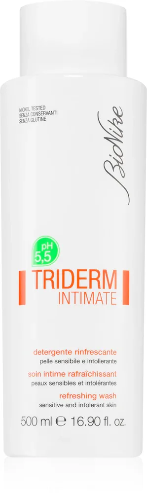 BioNike Triderm Intimate - Свежий гель для интимной гигиены, 500 мл