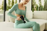 Массажный пистолет Spokey Stilo универсальный, вибрационный, с 4 сменными насадками, 1 шт — фото 5