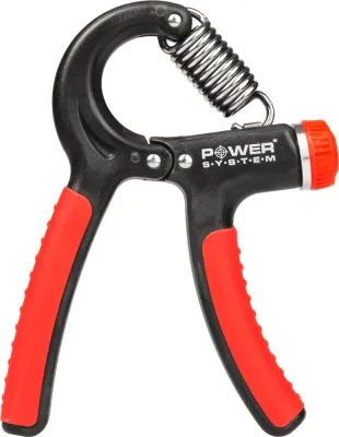 Эспандер кистевой Power System Power Hand Grip с эргономичной рукояткой, для домашних тренировок, 1 шт