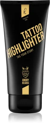 Angry Beards Travis Ink Tattoo Highlighter - Уходовый крем для татуировок, 75 мл