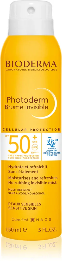 Bioderma Photoderm Brume Invisible - Солнцезащитный спрей SPF 50+, 150 мл