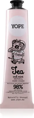 Yope Tea & Mint - Крем для рук питание и увлажнение, 100 мл