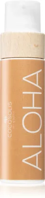 COCOSOLIS ALOHA - Уходовое масло для загара с защитным фильтром, с ароматом Coconut 110 мл