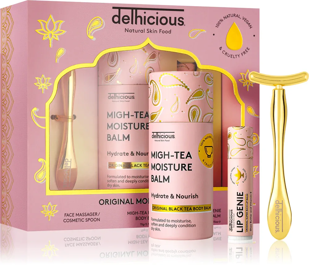 delhicious MOISTURE MAGIC - Подарочный набор для тела и лица