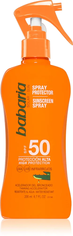 Babaria Sun Protective - Солнцезащитный спрей SPF 50 wodoodporny, 200 мл