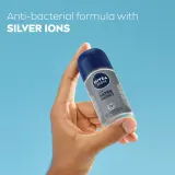 NIVEA MEN Silver Protect - Антиперспирант ролл-он на 48 часов, 3 мл — фото 3