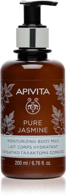 Apivita Pure Jasmine Body Milk - Увлажняющее молочко для тела, 200 мл