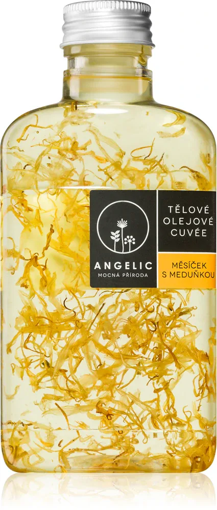 Angelic Cuvee Calendula & Lemon balm - Масло для тела для осветления и увлажнения, 200 мл